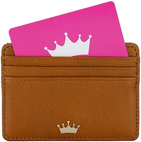 Elaine Turner Leather Mini Wallet - Golden Tan Polished