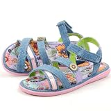 Produkt-Bild: KIDS SHOES, M&auml;dchen Klett-Sandale, jeans blau-lila