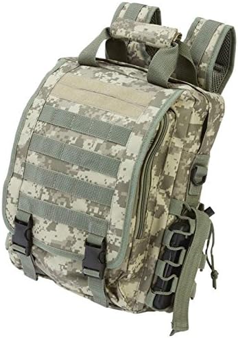 Heavy Duty Digital Camo TACTICAL BACKPACK DAY PACK Water Resistant Bug Out Bag