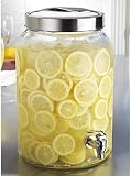 Round 2.5 Gallon Glass Drink Dispenser