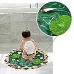 RAIN QUEEN 蓮の花 池の金魚ウォールステッカー wall sticker ウォールペーパー 壁紙 ウォールシール 60*90cm