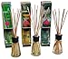 Greenair Earth Friendly Aromatherapy Reed Diffusers, 2.7-Ounce Containers, Set Of 3 Assorted Scents (Honeysuckle, Jasmine And Lemongrass)