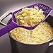 GuteKüchen Strainer Spoon Dual Purpose Slotted Colander Scoop Perfect for Boiled and Deep Fried Foods Highly Resistant to Heat Sure Won't Melt Easily for Home and Professional Use