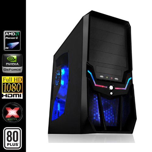 Sedatech - PC Multimedia - AMD FX-4100 4x3.6Ghz - 8Gb RAM - 1000Gb HDD - Geforce GT430 1024Mb - Full HD 1080p - 80+ Netzteil