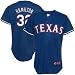 MLB Men's Texas Rangers Josh Hamilton Royal Alternate Short Sleeve 6 Button Synthetic Replica Baseball Jersey Spring 2012  (Royal, Large)