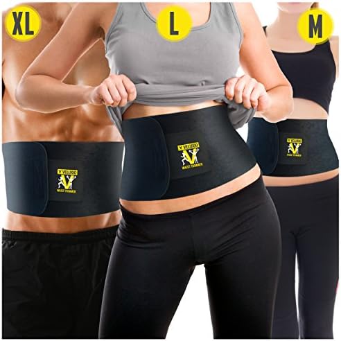 Waist Trimmer Ab Belt (Premium V2 Edition) - Adjustable Weight Loss Sauna Belt For Men & Women With Lower Back & Lumbar Supports For Easy, Effortless Waist Slimming - 100% Lifetime Satisfaction Guaranteed.
