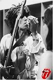 Vintage Concert Music Poster Rolling Stones Cigarette Smoking Keith Richards
