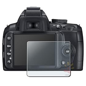 Everydaysource For NIKON D3000 Reusable Anti-Glare Screen Protector
