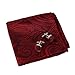 EEF1B01-03 Accessories Microfiber Pocket Square paisley Cufflinks Set By Epoint