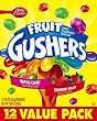 Fruit Gushers Fruit Flavored Snacks, Variety Pack, 12-Count Pouches (Pack of 6)