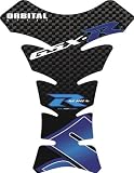 Orbital Tank Pad - Racing - GSXR - Blue/Carbon Fiber 1291