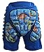 4UGoods Kids EVA Padded Shorts Ski Skate Hip Pad Protective Gear Pants (Blue, S ( Waist 22.3