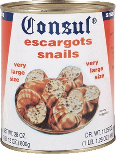 Roland Consul Very Large Snails (8 Dozen), 28-Ounce Can (Pack of 2)