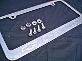 Chevrolet Chevy Logo Chrome Metal License Plate Frame with Screw Caps