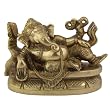 statue sculpture god ganesh metal brass