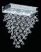 Nulco Sonata Rectangle Series Wall Sconce Dressed With Intermittent 30% Lead Crystal Colored Balls Or Intermittent Strass Crystal Colored Balls 243re-24