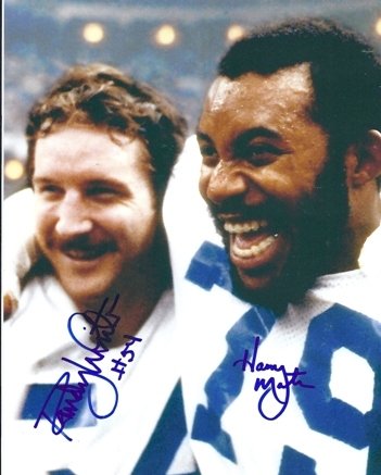 Harvey Martin and Randy White Autographed/Hand Signed Dallas Cowboys 8x10 Photo ~ Super Bowl XII MVP