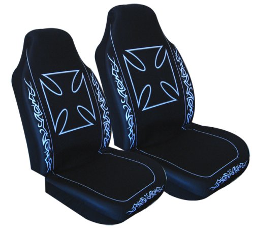 Holiday Season- FREE upgrade any shipping service to PRIORITY MAIL (only takes about 2-3days.) 2 Front Bucket Car Seatcovers & Universal Car Seat Cover #107