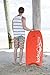 Lucky Bums Boogie Board for Kids and Adults - Body Boards for Beach, River, & Lake, Mini Wakeboard with EPS Core Slick Bottom and Leash, Red, 41-inch