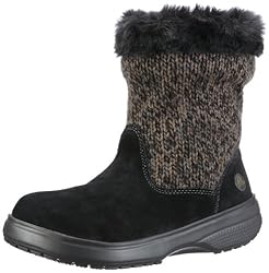 crocs Cozycrocs Bootie 11524, Damen Stiefel, Grau (Charcoal/Black bzw. Char/Blk 082), EU 39/40 (US W9)