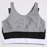 Fruit of the Loom, Girls 3-pack Bras