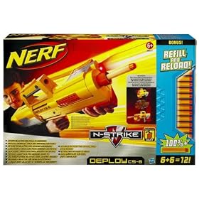 Nerf N-Strike Deploy CS-6 Dart Blaster - Refill and Reload