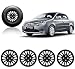 Auto Pearl-Premium Quality Car Full Black Wheel Cover Caps Black 14 inches Press Type Fitting For - Toyota Etios RS.1499.00