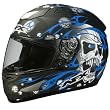 AFX Skull Men's FX-16 Street Bike Racing Motorcycle Helmet
