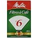 Melitta Cone Coffee Filters, White, No. 6, 40-Count Filters (Pack of 12)