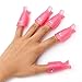 Kingfansion 10PC Plastic Nail Art Soak Off Cap Clip UV Gel Polish Remover Wrap Tool