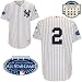 New York Yankees Derek Jeter Authentic Home Jersey Stadium and All Star Patch