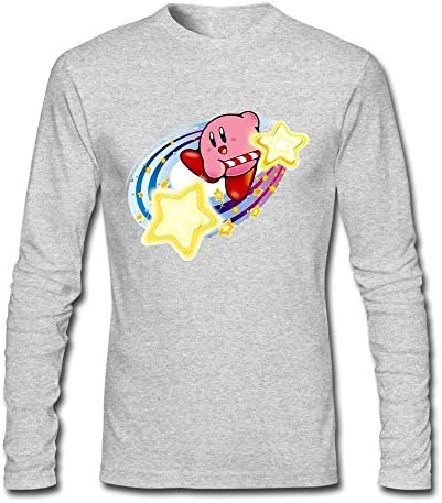 W0PRV Paint Kirby With Stars 100% Cotton T Shirt For New Style T Shirt