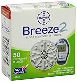 Ascensia Bayer Breeze 2 Mail Order Test Strips, 50 Count