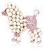Jewelry : Crystal Pink Poodle Pin by Margot Townsend