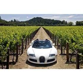 A3 Box Canvas Print 30x42 cm bugatti veyron grand sport 07