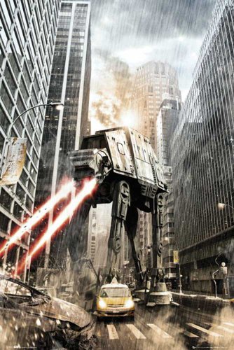 Empire 524515 Star Wars - Manhattan - Imperial AT-AT Film Movie - Druck - Maxi-Poster - Gr&ouml;sse 61 x 91.5 cm