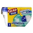 GladWare Tall Entr&eacute;e, 42 oz, 3-Count (Pack of 6)