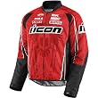 Icon Hooligan 2 Threshold Men's Textile Sports Bike Motorcycle Jacket - Red