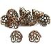 10 Brass End Cap Beads Jewelry Making Beading 5.5mm