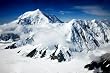 Alaska's Mount Crossen (Foreground), Mount Foraker Rise Above Katiltna Glacier - Sweeping Photographic Print by Carol M. Highsmith
