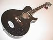 Daisy Rock WildWood Acoustic Short Scale Guitar, Rainbow Sparkle