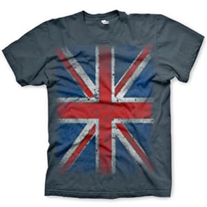 Distressed Union Jack Fine Jersey T-Shirt