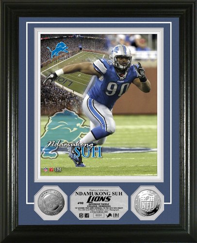 NFL Detroit Lions Silver Coin Photo Mint