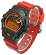 Casio G-Shock Dig Watch w/ Custom Bling S-Steel & Swarovski Bezel by Quantum Vector #DW6900CB-4-BKBK