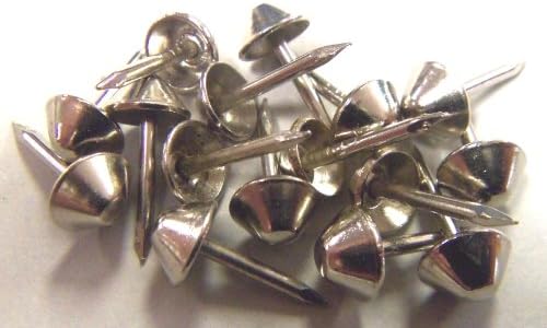Bright Nickel Plated Cone Head Tapered Decorative Tack Nail Upholstery Stud 1,000 pcs