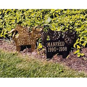 Pet Memorial - Angel Two Line Pet Memorial - Angel-Cat Std Lawn 11.75" x 12.5"