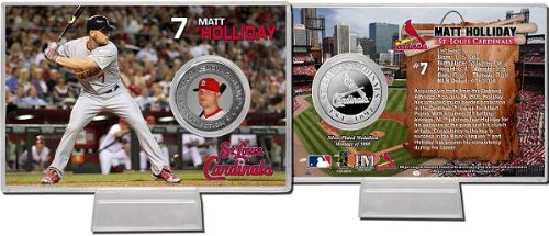 Matt Holliday St. Louis Cardinals Silver Coin Card