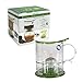 The Fine Life Coffee Brewer and Loose Leaf Teapot Infuser - Replace Your French Press - 16 oz. - Includes Acrylic Spoon, Acrylic Extender Ring, and Additional Filter