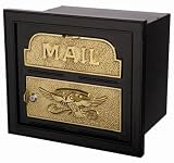 Gaines Classic Locking Mailbox Faceplate - Black