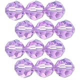 12 Light Amethyst Round Swarovski Crystal Beads 3mm New